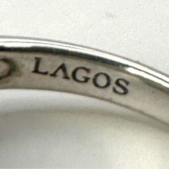 Lagos Mother of Pearl Quartz Doublet Silver Ring Size 7 - Picture 9 of 13